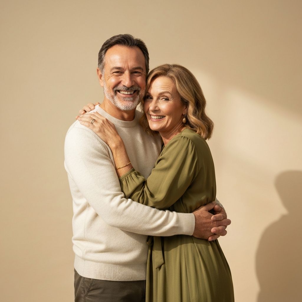 Happy couple together